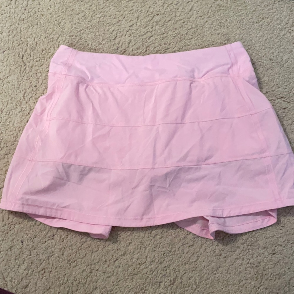 Lululemon light pink size 6 tall tennis skirt